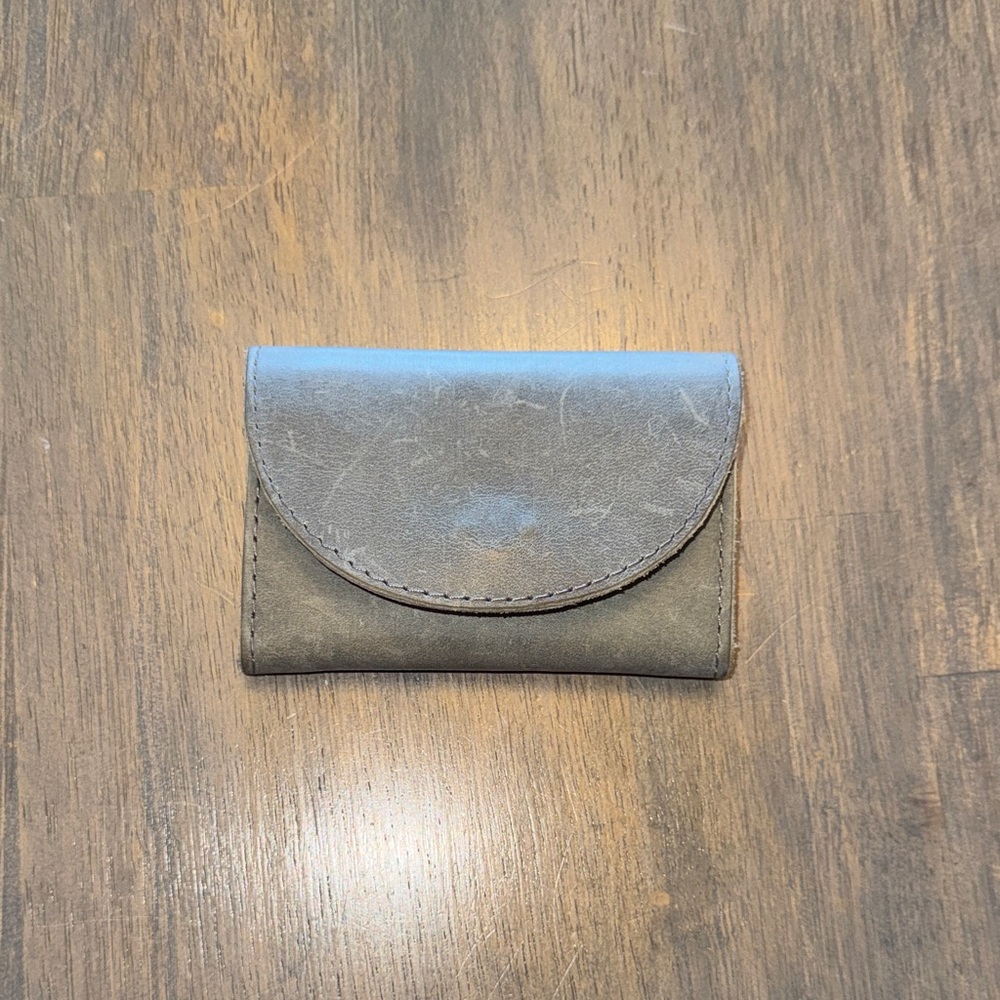 ABLE small denim blue wallet